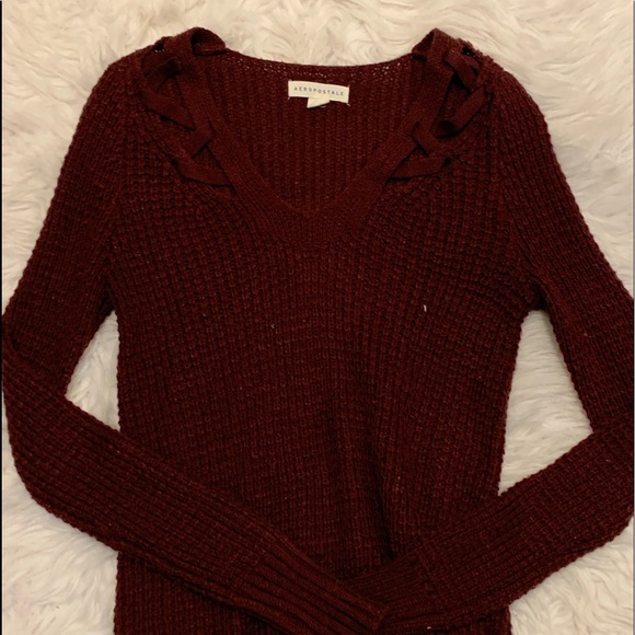 purple long sleeve sweater - Picture 1 of 3